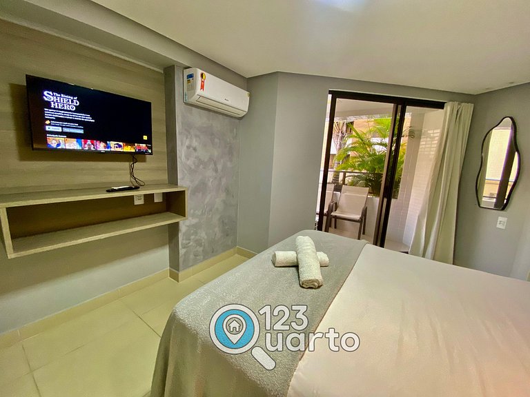 Gold Flat Cabo Branco | Apartamento 2 Quartos