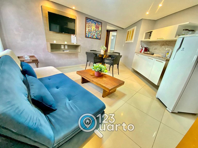 Gold Flat Cabo Branco | Apartamento 2 Quartos