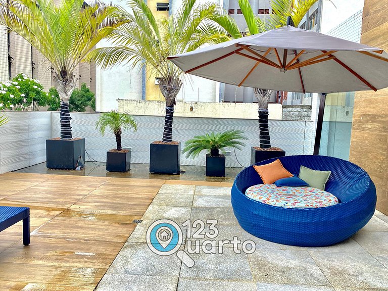 Gold Flat Cabo Branco | Apartamento 2 Quartos