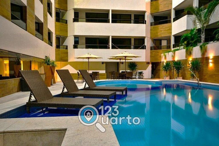 Gold Flat Cabo Branco | Apartamento 2 Quartos