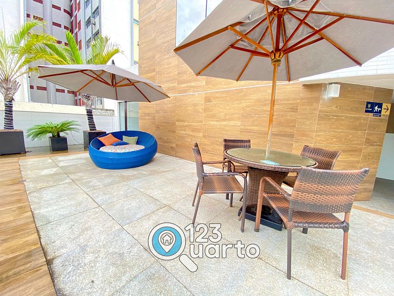 Gold Flat Cabo Branco | Apartamento 2 Quartos