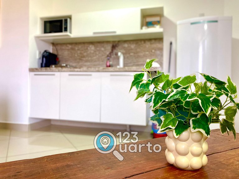 Gold Flat Cabo Branco By 123Quarto | Apartamento dois quarto