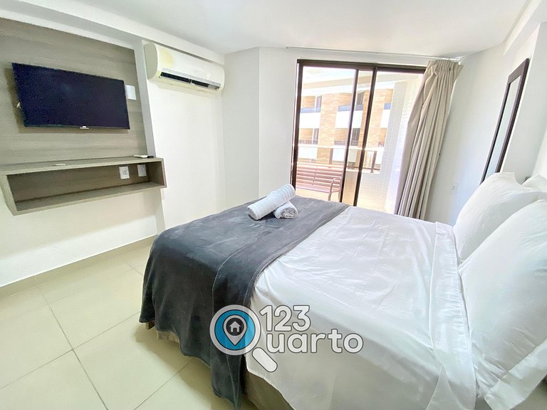 Gold Flat Cabo Branco By 123Quarto | Apartamento dois quarto