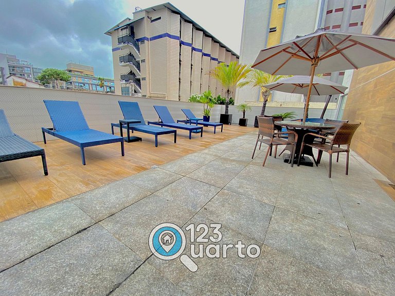 Gold Flat Cabo Branco By 123Quarto | Confort