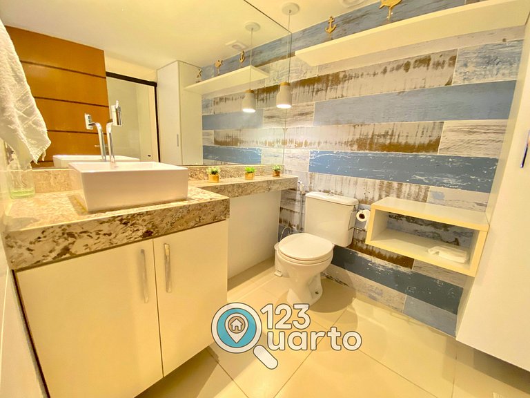 Gold Flat Cabo Branco By 123Quarto | Stúdio