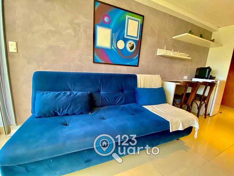 Gold Flat Cabo Branco By 123Quarto | Stúdio