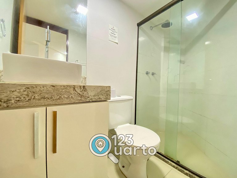 Gold Flat Cabo Branco By 123Quarto | Vista Piscina